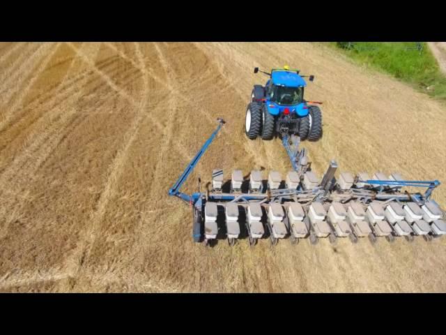 Harvesting Wheat/Straw and Planting Soybeans... dji Phantom 4