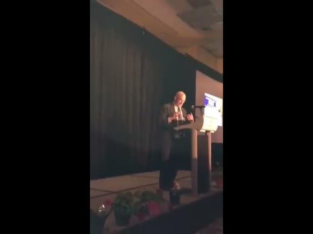 Frank Gottlieb receiving President's Award at Golden Quills -  2012