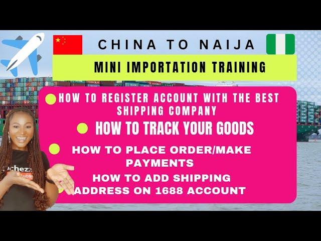 HOW TO REGISTER ACCOUNT WITH THE BEST SHIPPING COMPANY (SKYJET) + mini Importation training + 1688