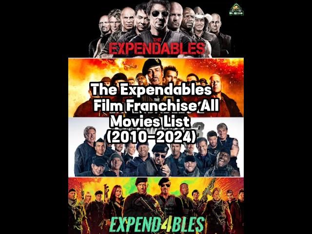 The Expendables Film Franchise All Movies List (2010-2024) #sylvesterstallone #jasonstatham #jetli
