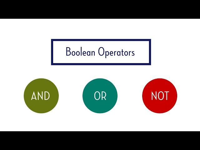 Boolean Operators