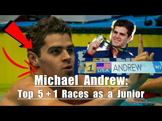 Michael Andrew: Top 5 + 1 Races as a Junior Swimmer