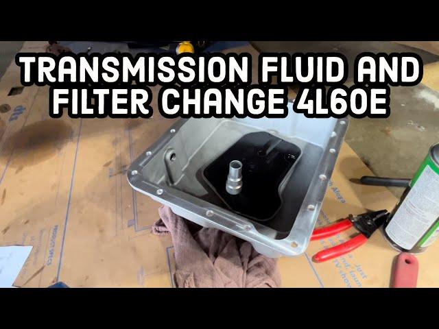 Transmission Fluid And Filter Change 3rd Gen Camaro