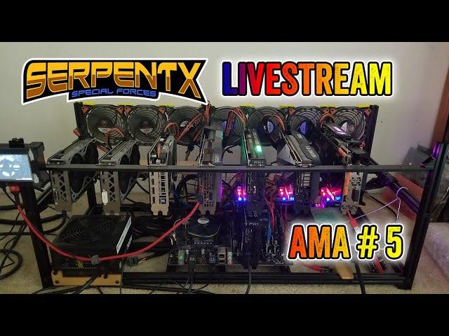 SerpentX AMA #5 - Livestream - Cryptocurrency, Mining, and Tech