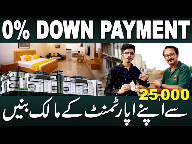 25 Hazar Monthly Installment Se Apne Apartment K Malik Bane with Zero 0% Down Payment | BinAuf Tower