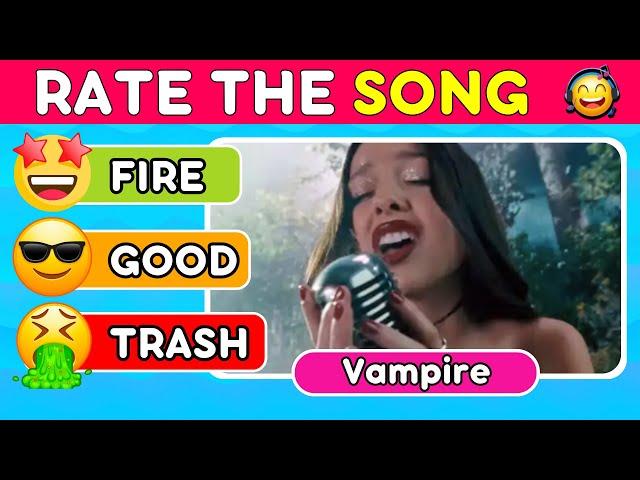 RATE THE SONG  | 2023 Top Songs Tier List | Music Quiz #2