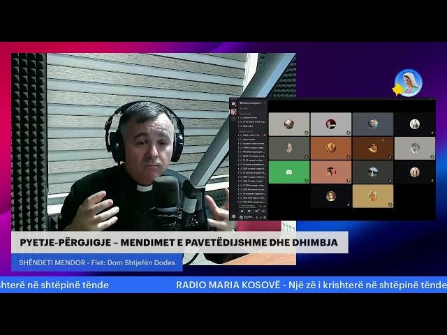 PYETJE-PËRGJIGJE – MENDIMET E PAVETËDIJSHME DHE DHIMBJA - Dom Shtjefen Dodes