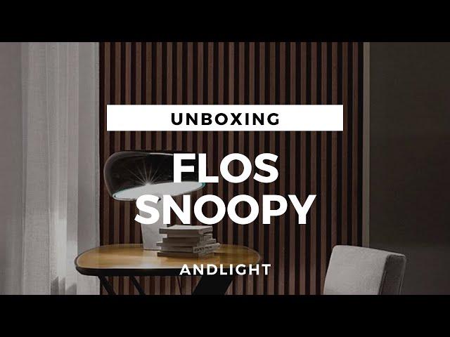 Unboxing the Snoopy Table Lamp from Flos