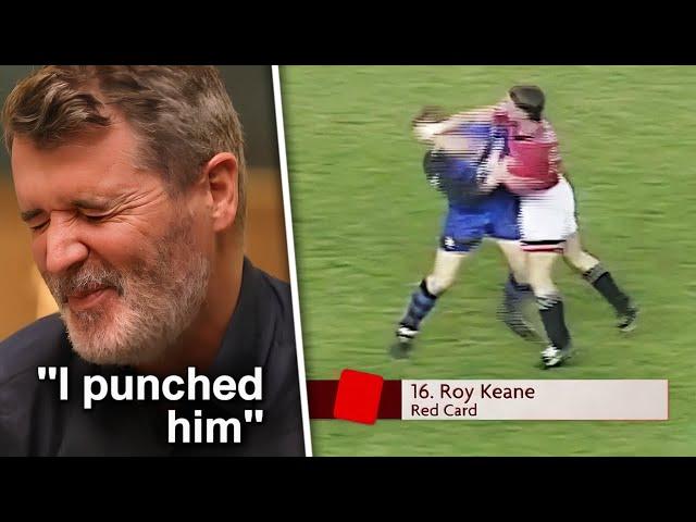 Roy Keane REACTS To Every Red Card! (With Video)