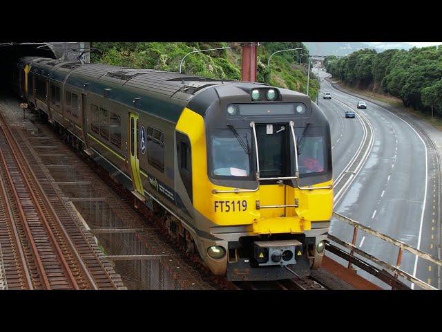 The Commuter Trains of Wellington - by Drone