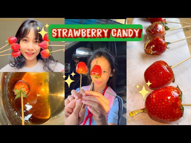 STRAWBERRY CANDY THỬ LÀM KẸO DÂU THEO TIKTOK VÀ CÁI KẾT HÚ HỒN SAM CHANNEL ️️️