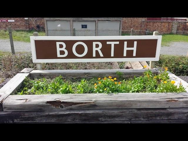 Borth, a coastal village 7 miles north of Aberystwyth on the welsh coast.