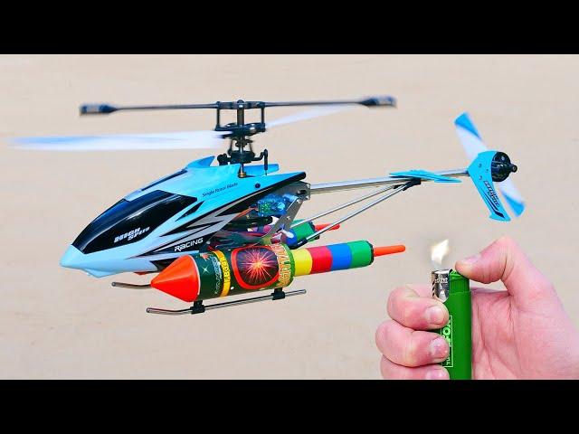 RC Helicopter vs XXL Rocket