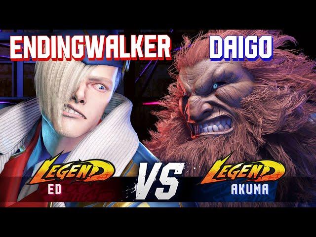 SF6 ▰ ENDINGWALKER (Ed) vs DAIGO (Akuma) ▰ High Level Gameplay