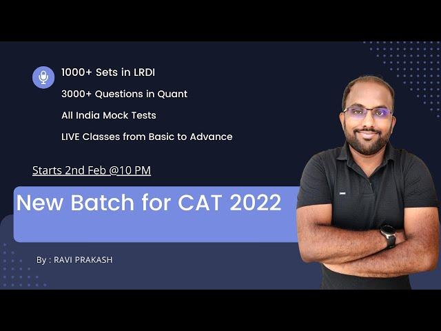 CAT 2022 Preparation I Basic To Advance
