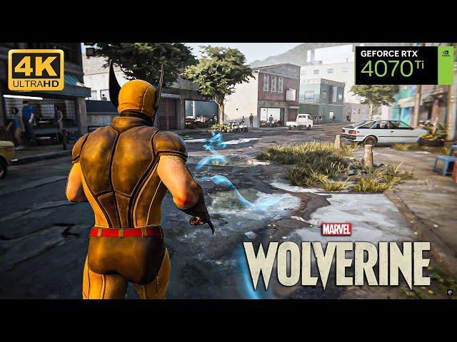 Marvels Wolverine Story Campaign Walkthrough Part 1 - 4K 60FPS