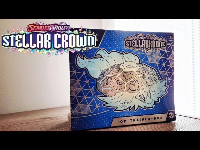 Pokemon Stellar Krone Top-Trainer-Box & Booster opening 