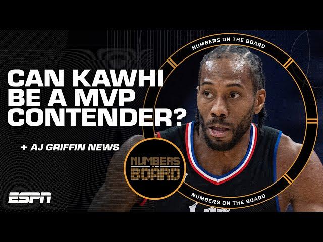 Can Kawhi Leonard return to his MVP form for the Clippers? | Numbers on the Board