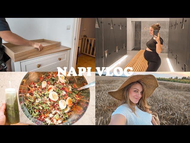 NAPI VLOG | mi van velem, megjött a baba komódja, nincs babaszoba?!