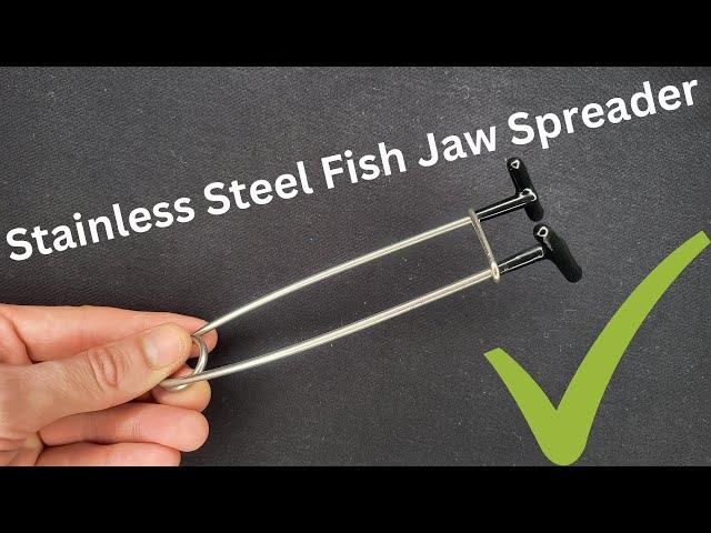 Fishing Mouth Spreader, Stainless Steel Fish Jaw Spreader - Saltwater Fishing Accessory [4K]