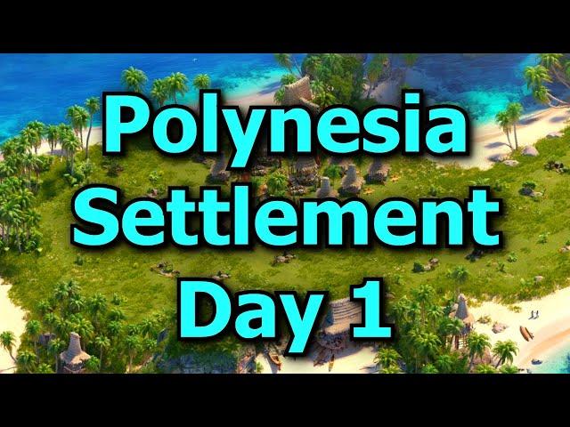 Forge of Empires: Polynesia Settlement - Day One! First Impressions of the Brand New Settlement!