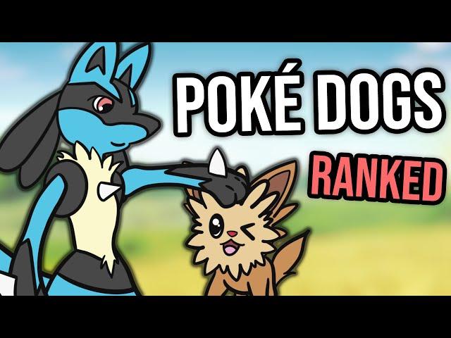 Ranking EVERY Dog Pokemon Competitively.