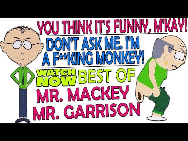 Best of Mr. Garrison & Mr. Mackey  - Part 1 | Herbert Garrison + Mr.  Mackey #southpark #cartman