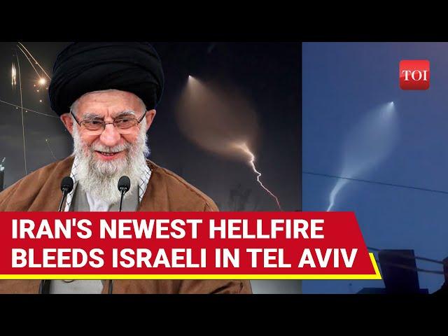 IRGC Vows HELL To Israelis As Iran's Ballistic Missiles BOLT Into Tel Aviv Skies | Dramatic Footage
