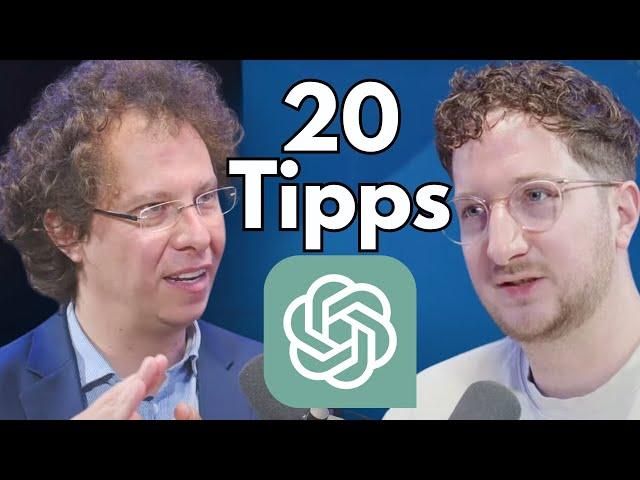 ChatGPT: 20 Top-Tipps