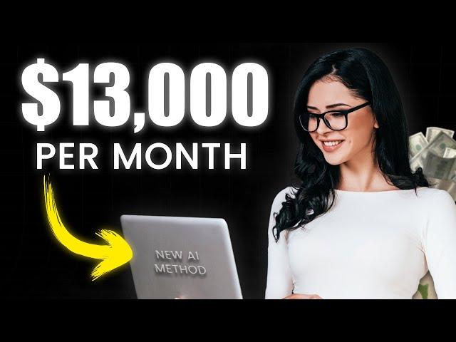 Earn $13,000/Month From Home | Print on Demand with AI | Top Side Hustle 2024