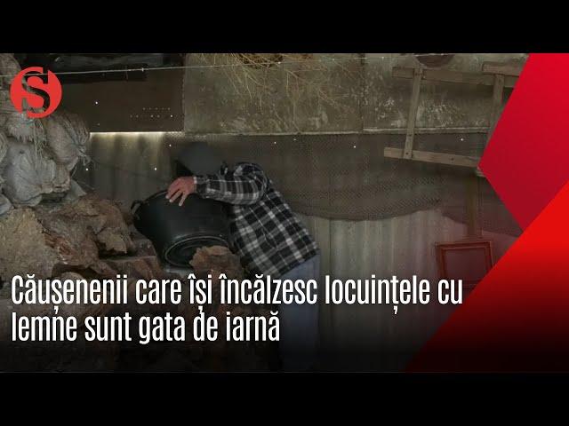 Căușenenii care își încălzesc locuințele cu lemne sunt gata de iarnă.