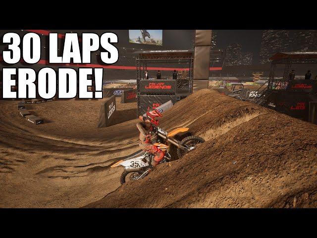 30 LAPS OF TERRAIN DEFORMATION IN MX VS ATV LEGENDS! (INSANE)