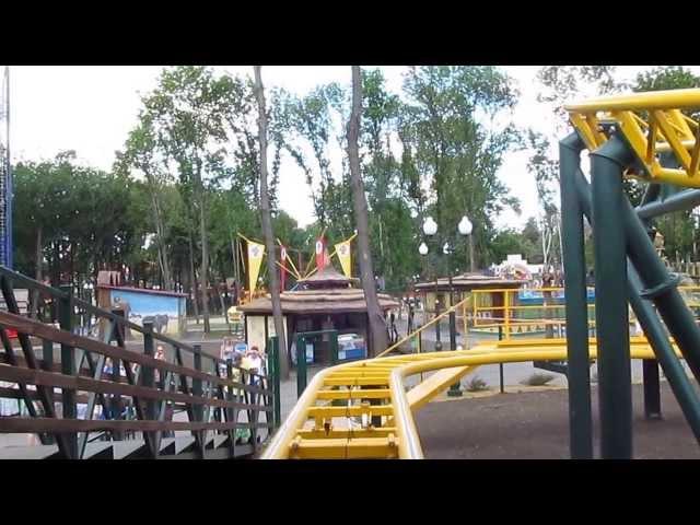 Американские горки видео спуска Парк Горького Харьков The roller coaster Kharkov