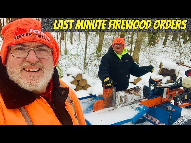 FIREWOOD | Topping off JPF truck with black locust