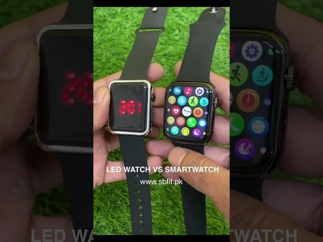 Led Watch Vs Smartwatch | Real vs Fake Smart Watch | Watches Comparison #watches #smartwatch #led