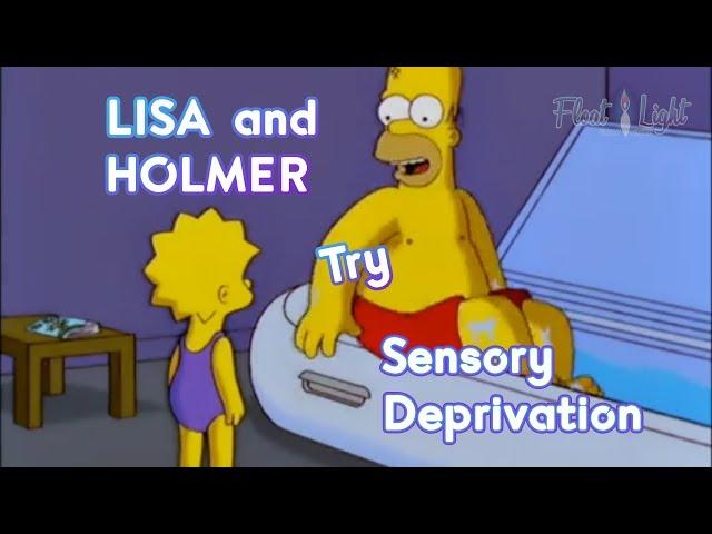 Lisa and Homer Try Sensory Deprivation