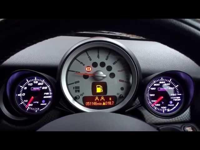 R56 Mini Cooper S Altar Boost and Temp Gauges