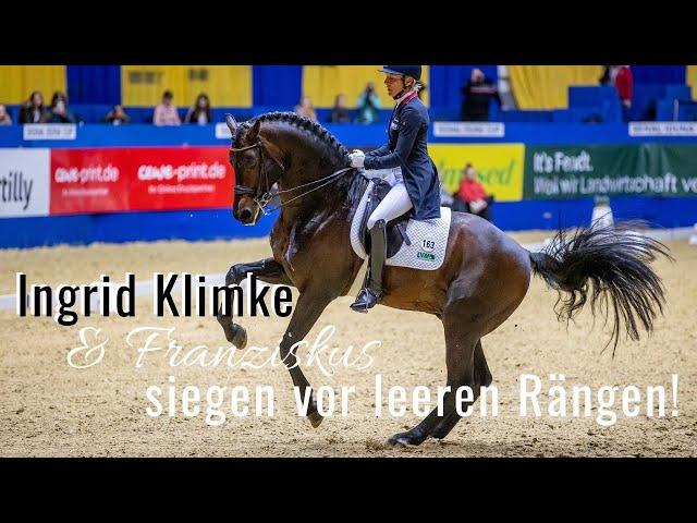 Ingrid Klimke siegt vor leeren Rängen!  | mit Franziskus | Signal Iduna Cup Dortmund