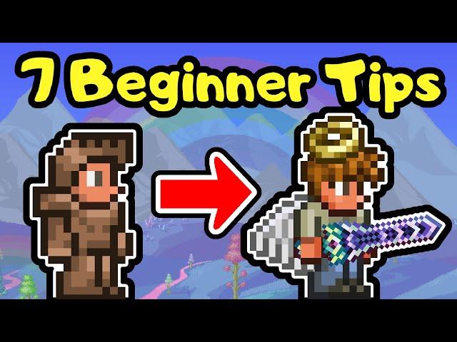 7 GREAT Beginner Habits to Have in Terraria! Beginner Tips 1.4