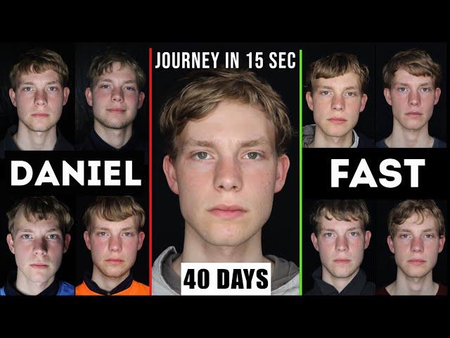 Daniel Fast 40 DAY journey in 15 seconds #shorts