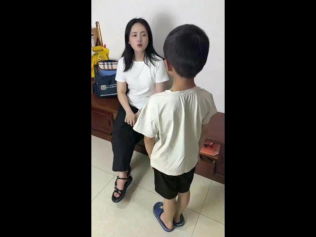 #亲子互动# 彭仔真是个帅小子啊