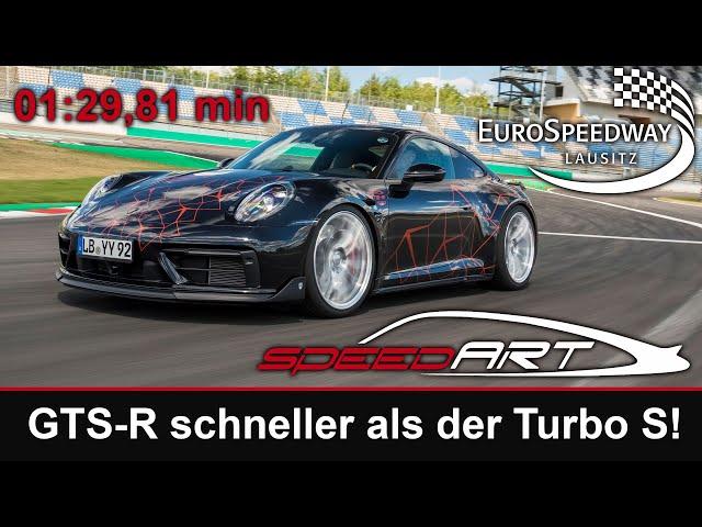 Schneller als der 911 Turbo S auf dem Lausitzring! - speedART GTS R 580* vs. Porsche 992 Turbo S