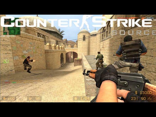 Counter-Strike: Source de_dust2 Gameplay 2022