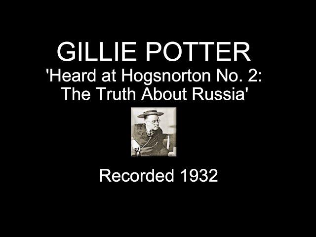 Gillie Potter: 'The Truth About Russia' (1932)