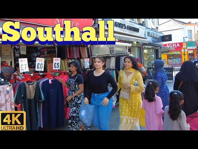 London SOUTHALL Walking Tour  | The INDIA of West London [4K]