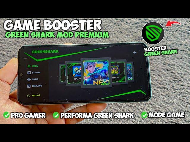 Game Booster GREEN SHARK PREMIUM Terbaik 2024 Cara Mengatasi Lag Di Semua Game‼️