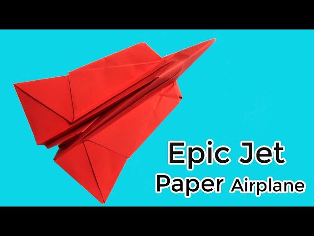 How to Make EPIC  Paper Airplanes that FLY FAR — Best Planes in the World ( 60s Plane)