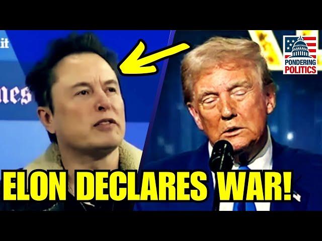 HOLY SH*T! Elon Musk SCREWS Trump, DECLARES WAR ON MAGA!