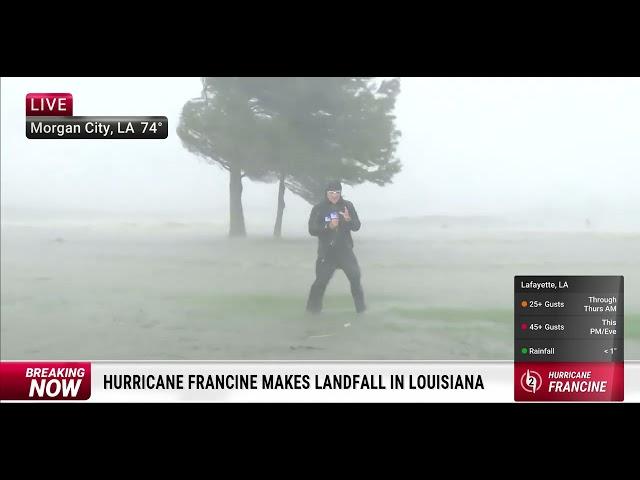 Hurricane Francine Makes Landfall in Louisiana