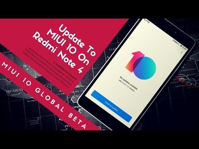 MIUI 10 Beta Update From MIUI 9.5 Stable Rom For Redmi Note 4 | Redmi 4 | Redmi 5a